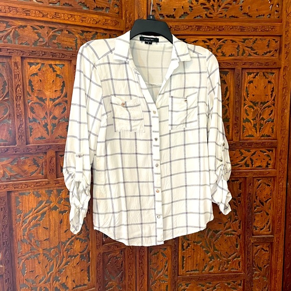 Paper Tee Blouse - Picture 1 of 9